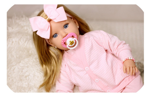 Boneca Bebe Reborn Original Recem Nascido Enxoval Linda